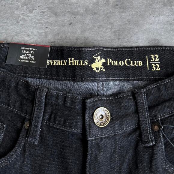 Vintage Y2K Beverly Hills Polo Club Black Grunge Opium Denim Jeans - Picture 5 of 5